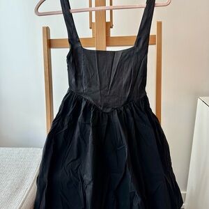 Zara Black Midi Dress